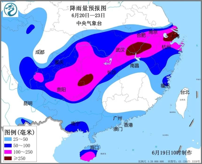 中央气象台4月15日06时继续发布强对流天气蓝色预警