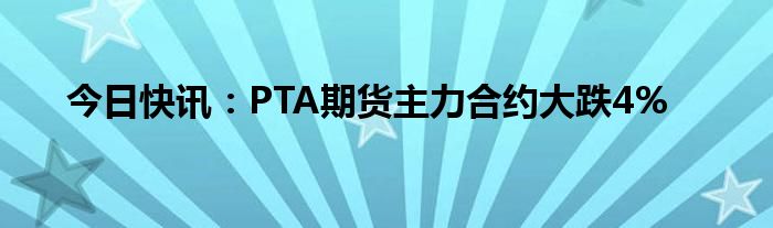 10月22日PTA期货持仓龙虎榜分析：PTA期货主力处于净空头状态